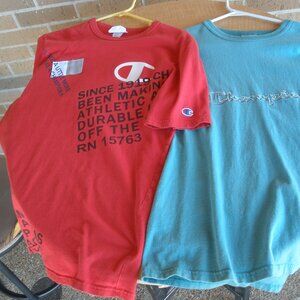 (2)Men's Campion T-Shirts Size Medium